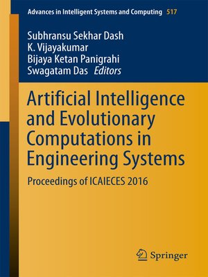 cover image of Artificial Intelligence and Evolutionary Computations in Engineering Systems